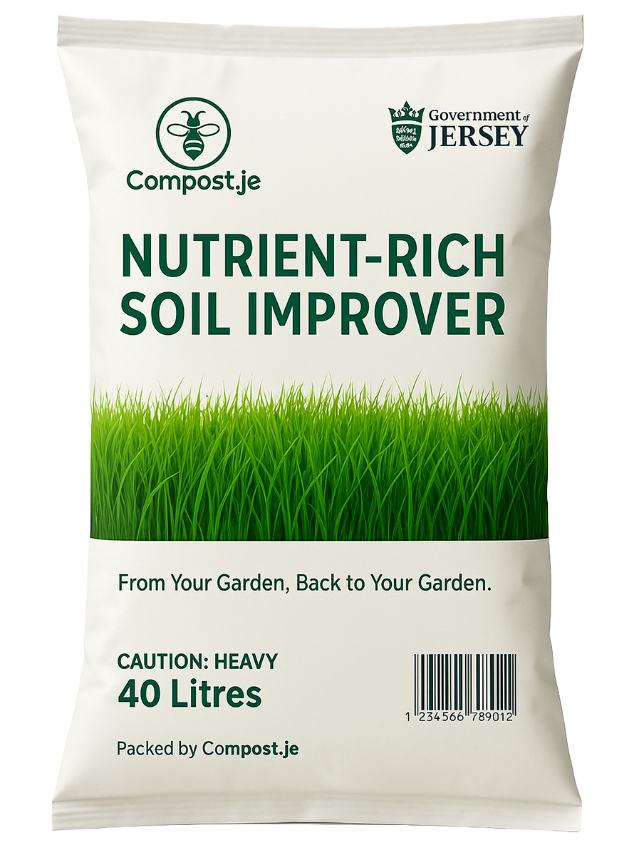 Compost.je compost bag front